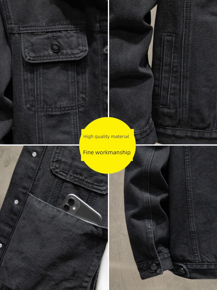 Autumn and winter Plush Put on your clothes black chaqueta