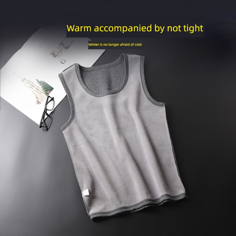 Plush thickening Self-cultivation Autumn and winter Interpenetrating keep warm vest