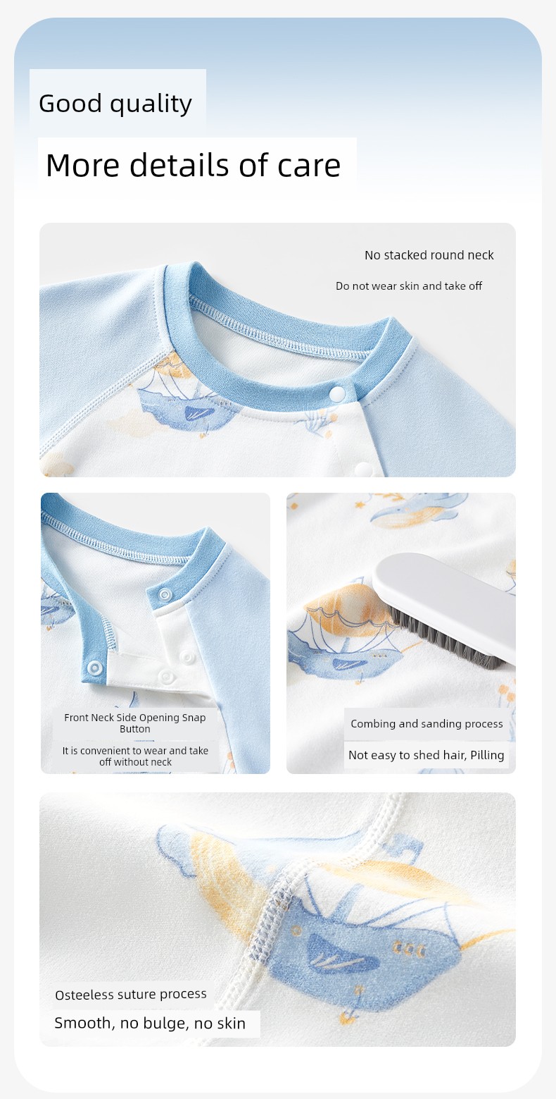 Baby Pajamas, Spring and Autumn Long-Sleeved Onesies, Toddler Boys' Nightgowns, Boys' and Girls' Nightgowns, Autumn and Winter Baby Sleeping Bags — 16