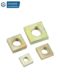 Color-plated zinc square nut square 4-angle four-angle nut Four-side screw cap Nut M3M4M5M6