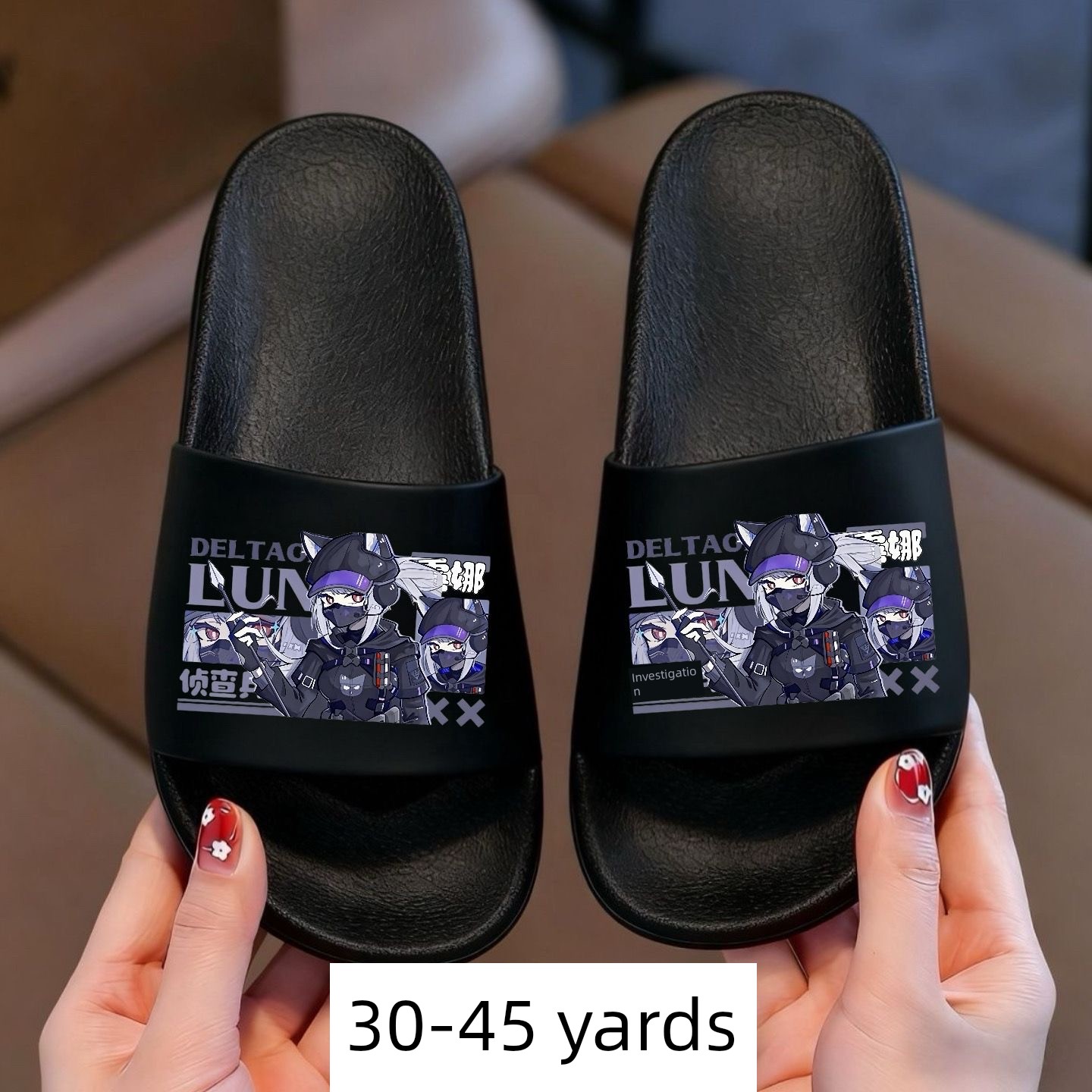 Delta Action Weilong Children's Slippers Summer Non-Slip Soft-Soled Boys' Cartoon Home Bathing Slippers for Older Children — 7