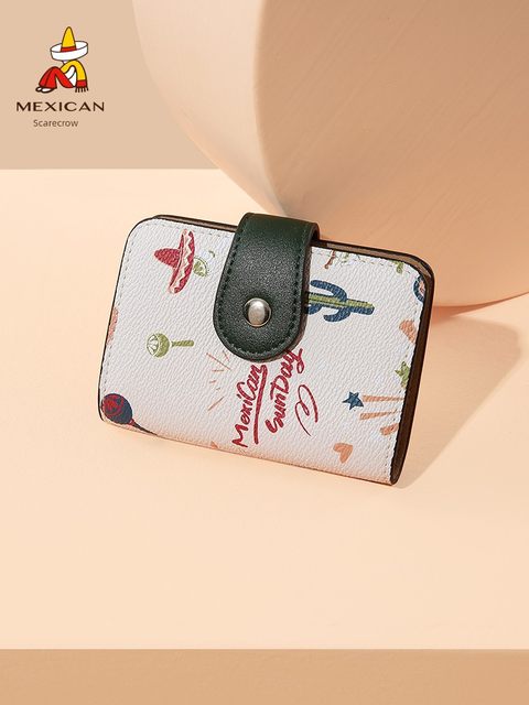 Scarecrow card bag for women 2025 new cute Korean version mini ID bag small large capacity card case storage bag