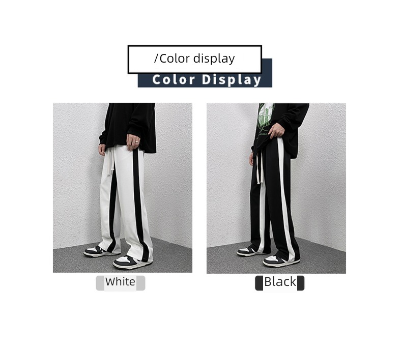 easy Big size Plush Sports money Sagging sensation leisure time trousers