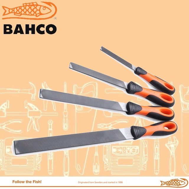 BAHCO Baigu flat file imported fitter flat file mechanic steel file metal grinding tool coarse medium fine teeth