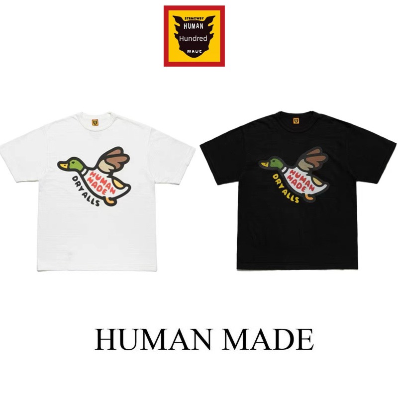 Human Made solar system Cartoon duck pattern Short sleeve