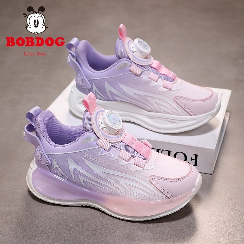 Babudou Kidsren's Shoes, Girls' Sports Shoes, 2026 Autum New Style, Mesh Breathable Girls' Lightweight Kidsren's Running Shoes — 3