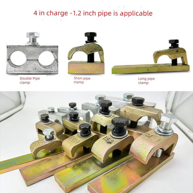 Sany XCMG Carter Excavator Pipe Clip Hydraulic Pipe Clip Breaker Pipe Double Hole Snap Fixing Clip Accessories