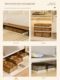 Taili Bed Under Storage Box Household Drawer Clothes Quilt Plastic Flat Dormitory Organizing Storage Box Storage Box