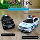 Children's police car toy alloy simulation police car car model Volkswagen Passat 110 special police boy