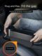 Carbon fiber car seat clip storage box car interior decoration supplies car storage bag seat gap storage box