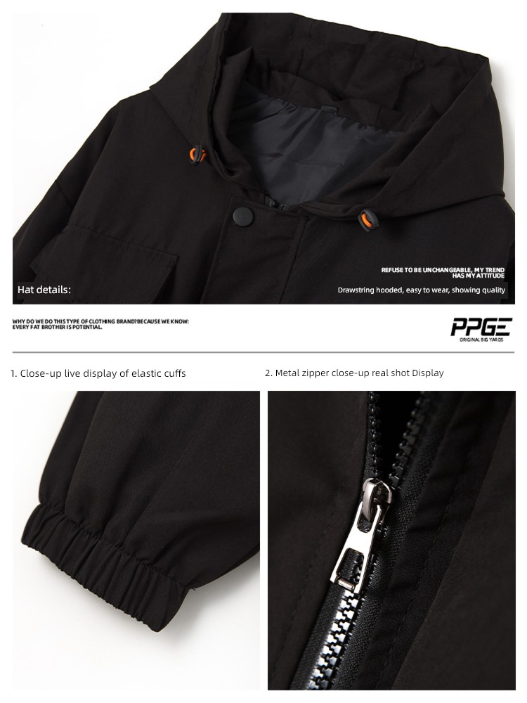 Chaopai Spring and Autumn the fat solar system Advanced sense Jacket