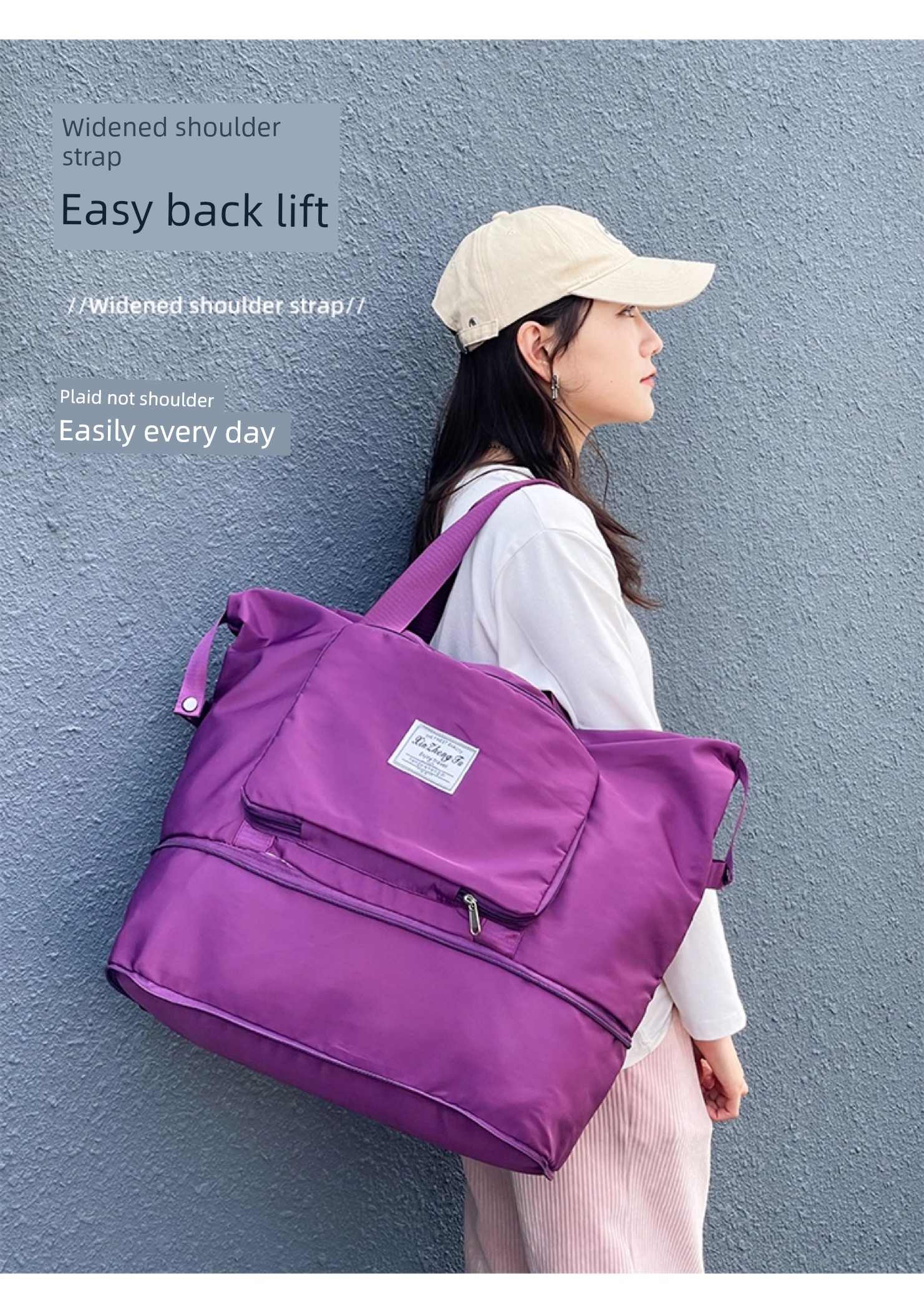 Maternity Special for Maternity Cosmetics Bag Large Capacity Lightweight Short Distance Folding Travel Bag Satchel Luggage Bag for Children — 11