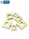 Color-plated zinc square nut square 4-angle four-angle nut Four-side screw cap Nut M3M4M5M6