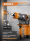 Steel Warrior Electric Hammer 1700W Safety Clutch Hammer Multifunctional Dual-Use Impact Drill Grooved Wall Concrete