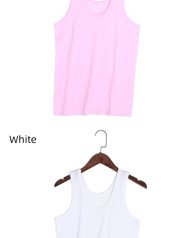 Middle aged and old people mom Sleeveless Summer style pure cotton vest