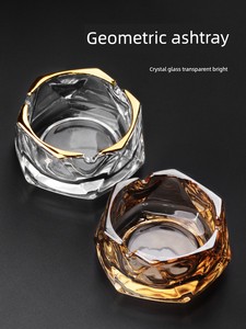 Fancy Commercial Hotel Net Red Glass Ashtray