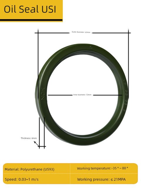 Original imported Japanese NOK oil seal USI small sealing ring 36*46 38*48 40*50 45*55/56*6/7