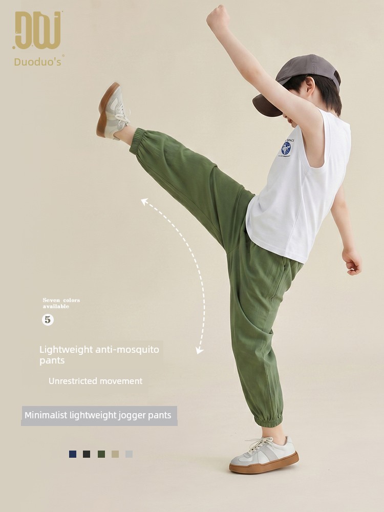 More than Thin Summer Wear Children and Teens Pants