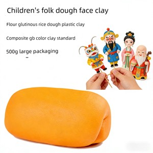 Children's Dough Modeling Clay Set for Making Figures, Suitable for Kindergarten, 30g, 50g, 500g, Flour-Based Colored Cl