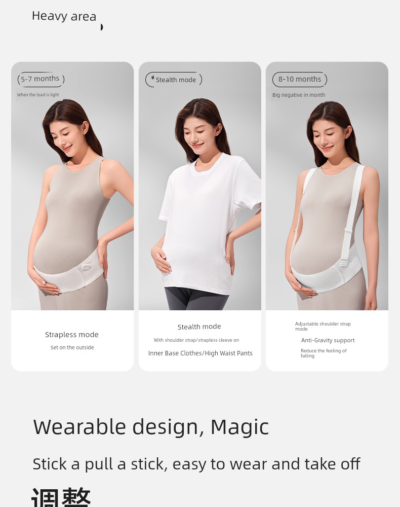 October Crystalline Late Pregnancy Multi-Functional Minimalist Abdominal Belt — 20