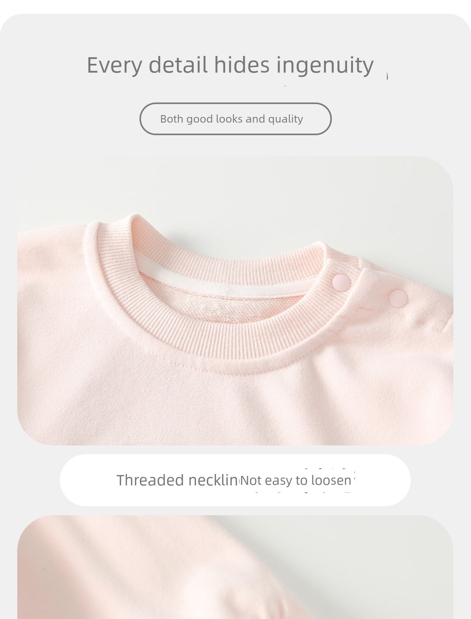 Bobu Baby Autumn Outfit Set 2026 Girls' Early Autumn Sweatshirt and Leggings Two-Piece Set Children's Autumn Infant Clothing — 15