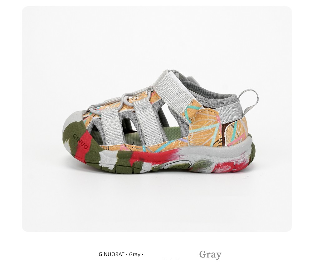Summer Minority Simple Soft Bottom Closed Toe Zebra Toddler Shoes — 21