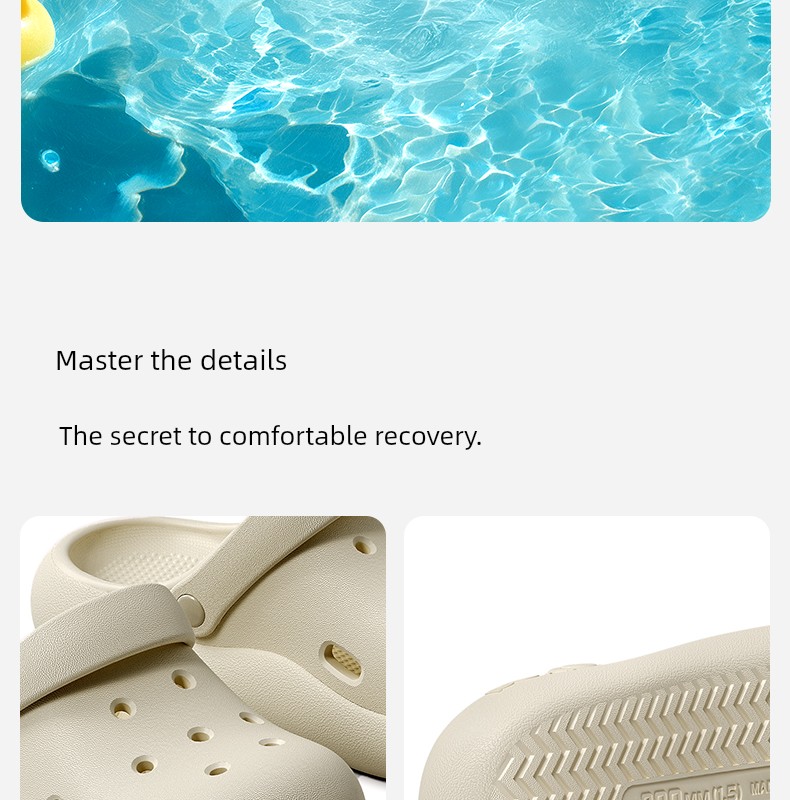 Puxi Yunmengze Children's Outdoor Non-Slip Slippers for Girls, Fashionable Closed-Toe Beach Clogs for Boys, Quick-Drying Water Shoes — 23