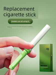 A Smoking Cessation Tool for Smokers, Genuine Mint-Flavored Fruit Stick Cigarette Holder Filter, a Smoking Cessation Aid