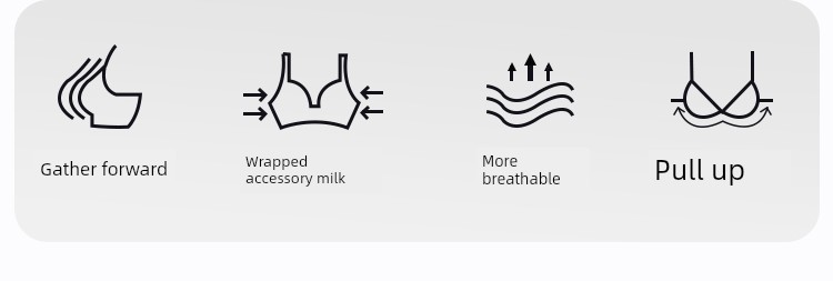 GE Meizi Breastfeeding Intimates Push up and Anti-Sagging Postpartum Feeding Spring and Summer Exclusive for Pregnancy Pregnant Women Bra Seamless — 4