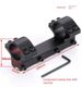 Tube clamp 8-character clamp qq double round tube clamp support rail clamp infrared octagonal clamp strong light flashlight clamp