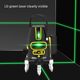 Deli Tool Infrared Level High Precision High Light Thin Line Sharp LD Green Light 2 Line 3 Line Laser Projector