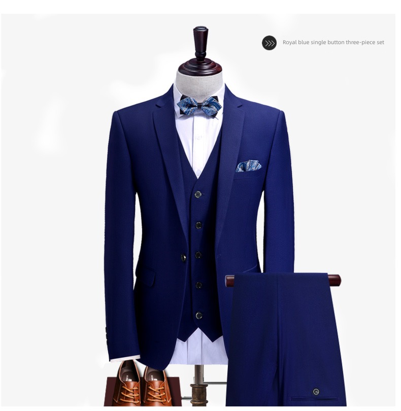 man Korean version Self-cultivation groomsman marry man 's suit suit