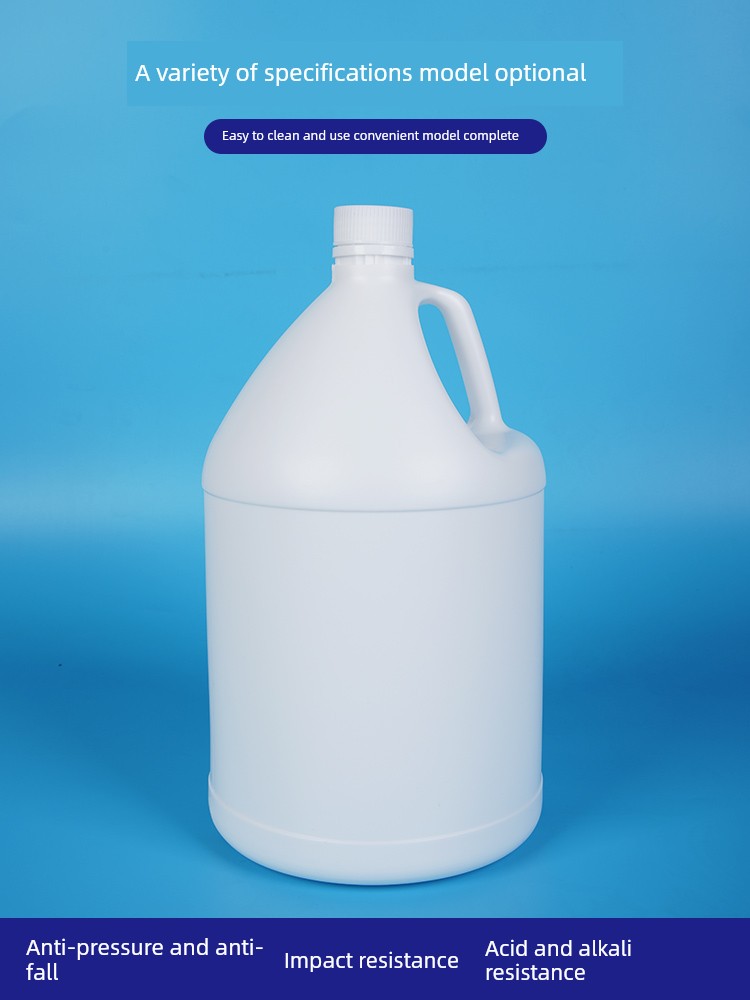 3.8 L Plastic Pot Pure Water Small Mouth round Can Plastic Barrel