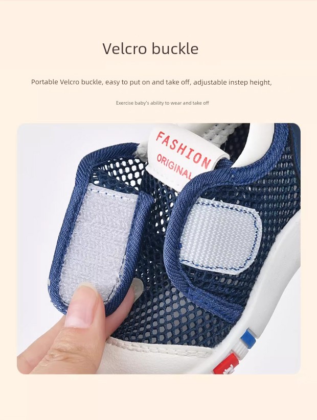 Kechao Baby Summer Sandals Spring Toddler Shoes 0 to 2 Years Old Baby Boys and Girls Shoes Soft-Soled Baby Mesh Shoes — 7