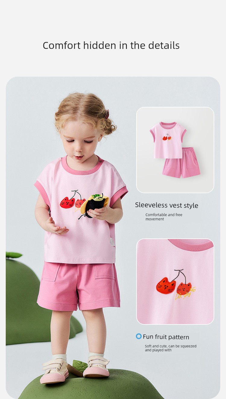 Mini Bala Polo Short-Sleeved Vest Set — 13