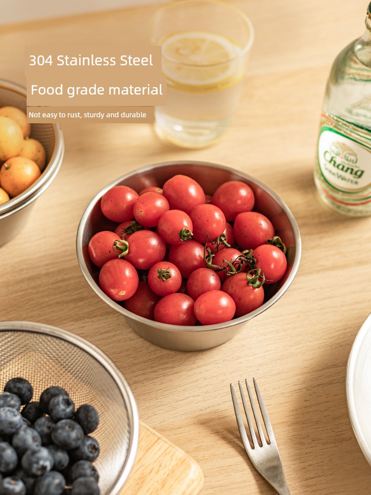 Modern Housewife Mini Fruit Bowl Stainless Steel