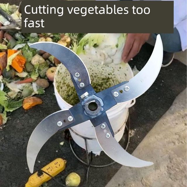 新款养殖手鸡鸭鹅猪工制作碎草机切草机碎菜机专用刀一套专用刀片