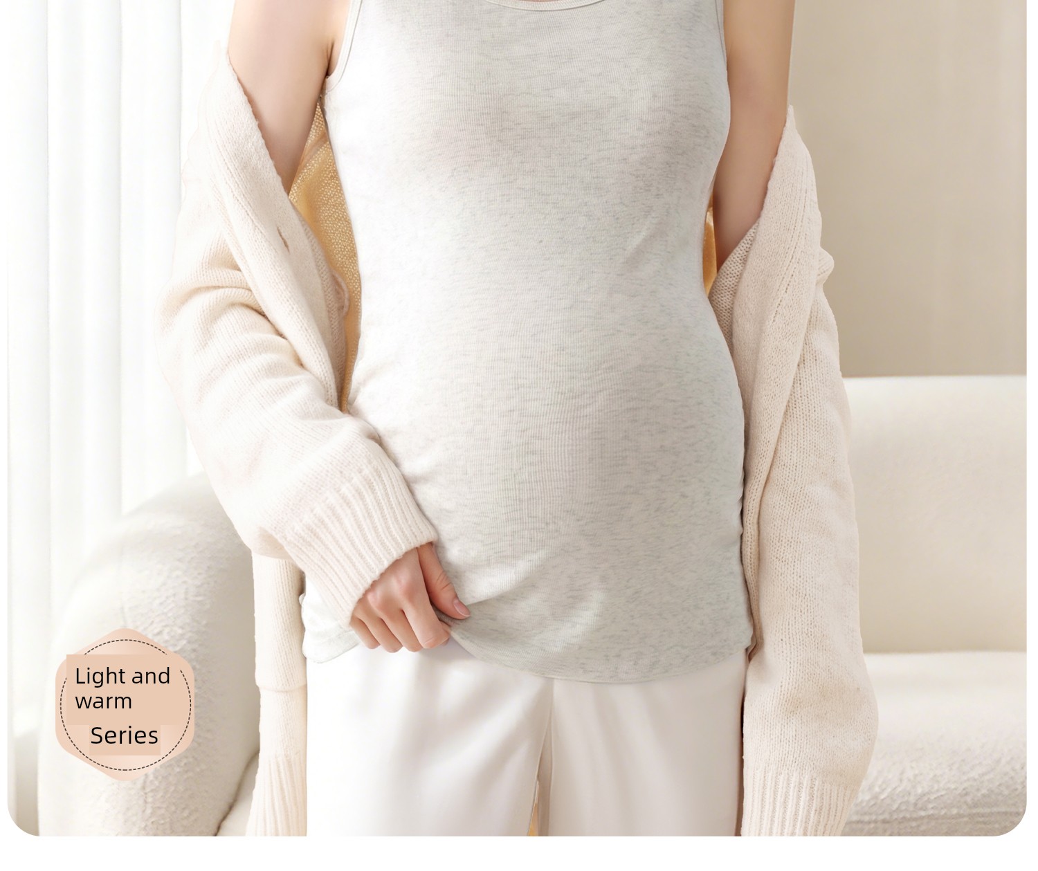 All Cotton Dralon Autumn and Winter Special Heattech Intimates Pregnant Women — 2