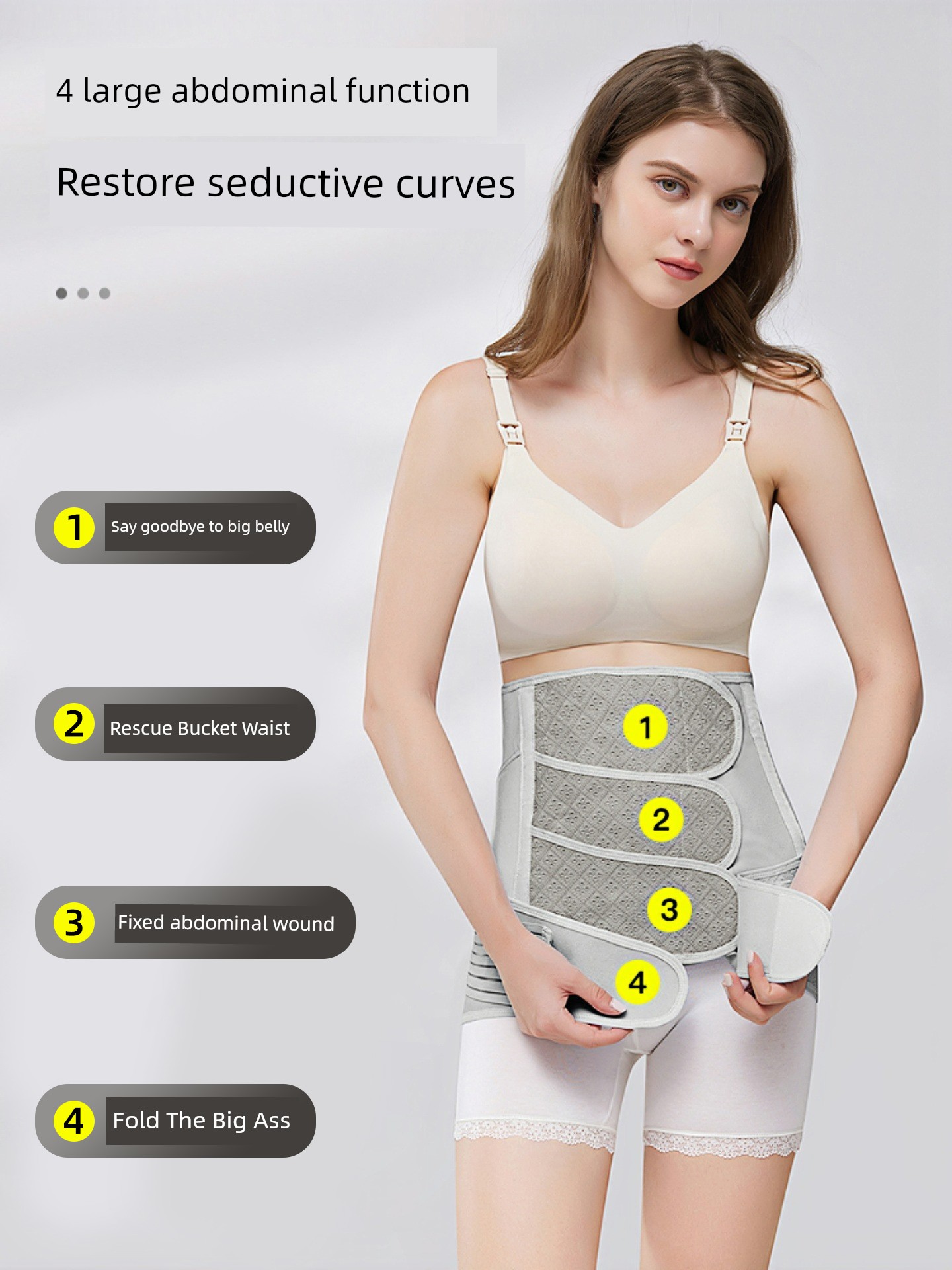 Sidali Fall and Winter Pure Cotton Confinement Postpartum Belly Band — 3