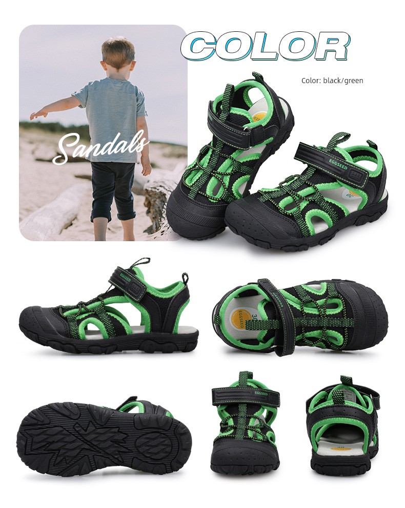 UVO Children's Sandals Summer Closed-Toe Baby — 15