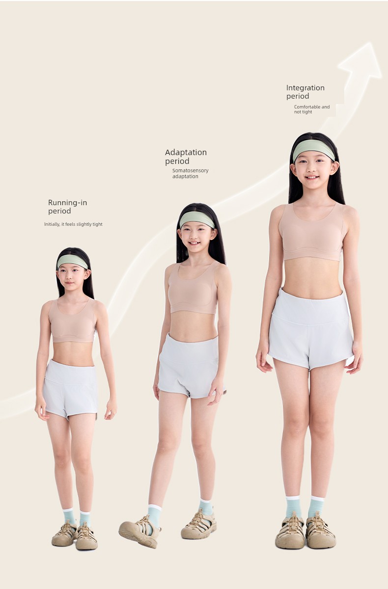 Likeuu Girls' Underwear, Puberty Vest, Student Girl Bra, Youth Hunchback Correction Device — 16