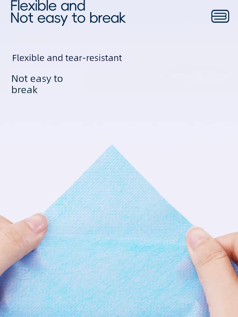 100 Pieces Waterproof Oil-Proof Disposal Bed Sheet Beauty Salon Foot Massage Shop Massage Couch Open Hole Non-Woven Fabric Breathable Drawsheet