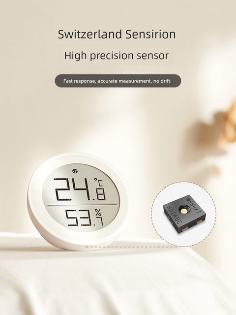 Qingping Temperature Hygrometer Thread HomeKit High Precision Indoor Electronic Wall-mounted Sensor Siri