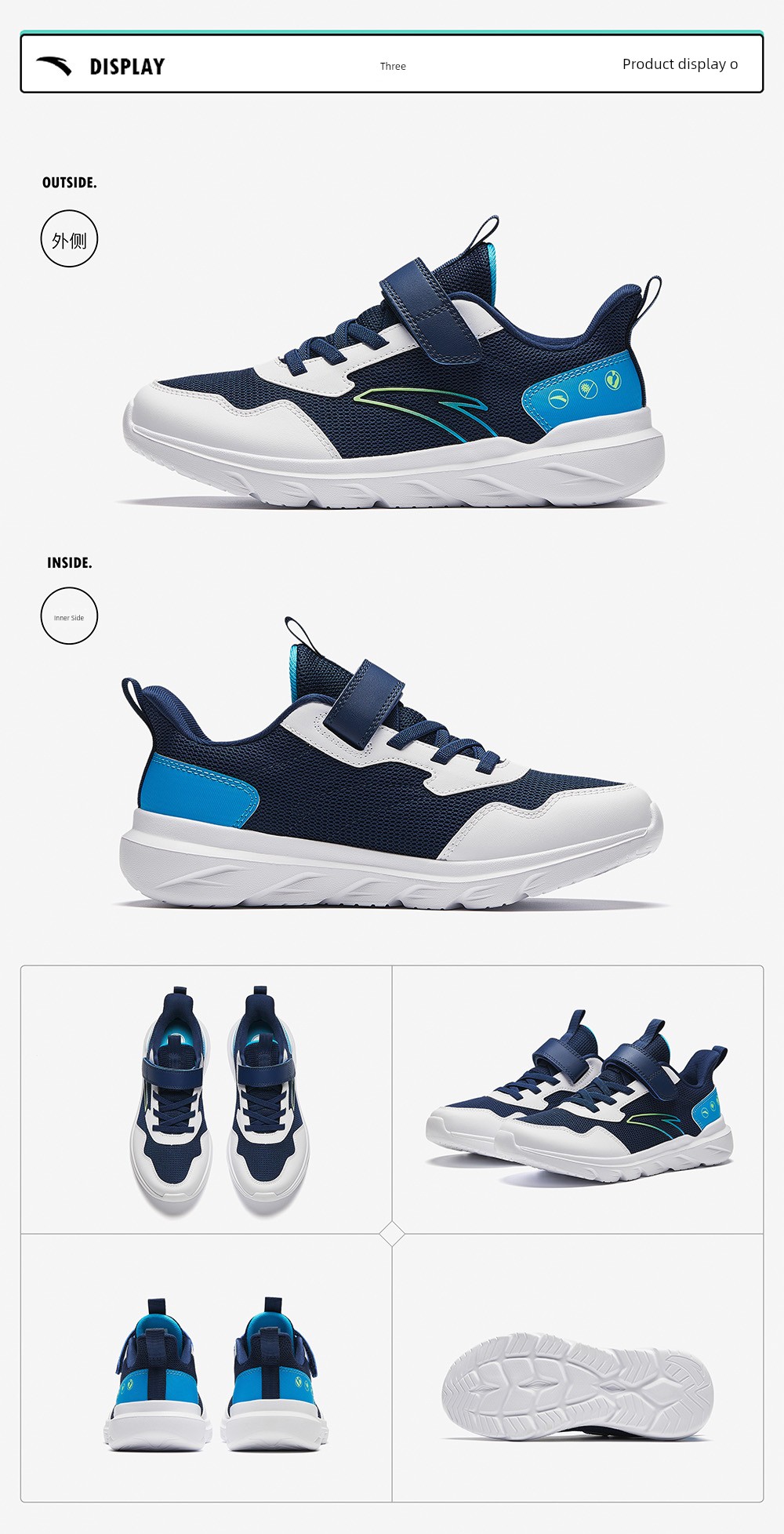 Vitality | Anta Kidsren's Shoes, Boys' and Girls' Running Shoes, 2026 Autum New Kidsren's Sports Running Shoes, Campus Casual Shoes — 10