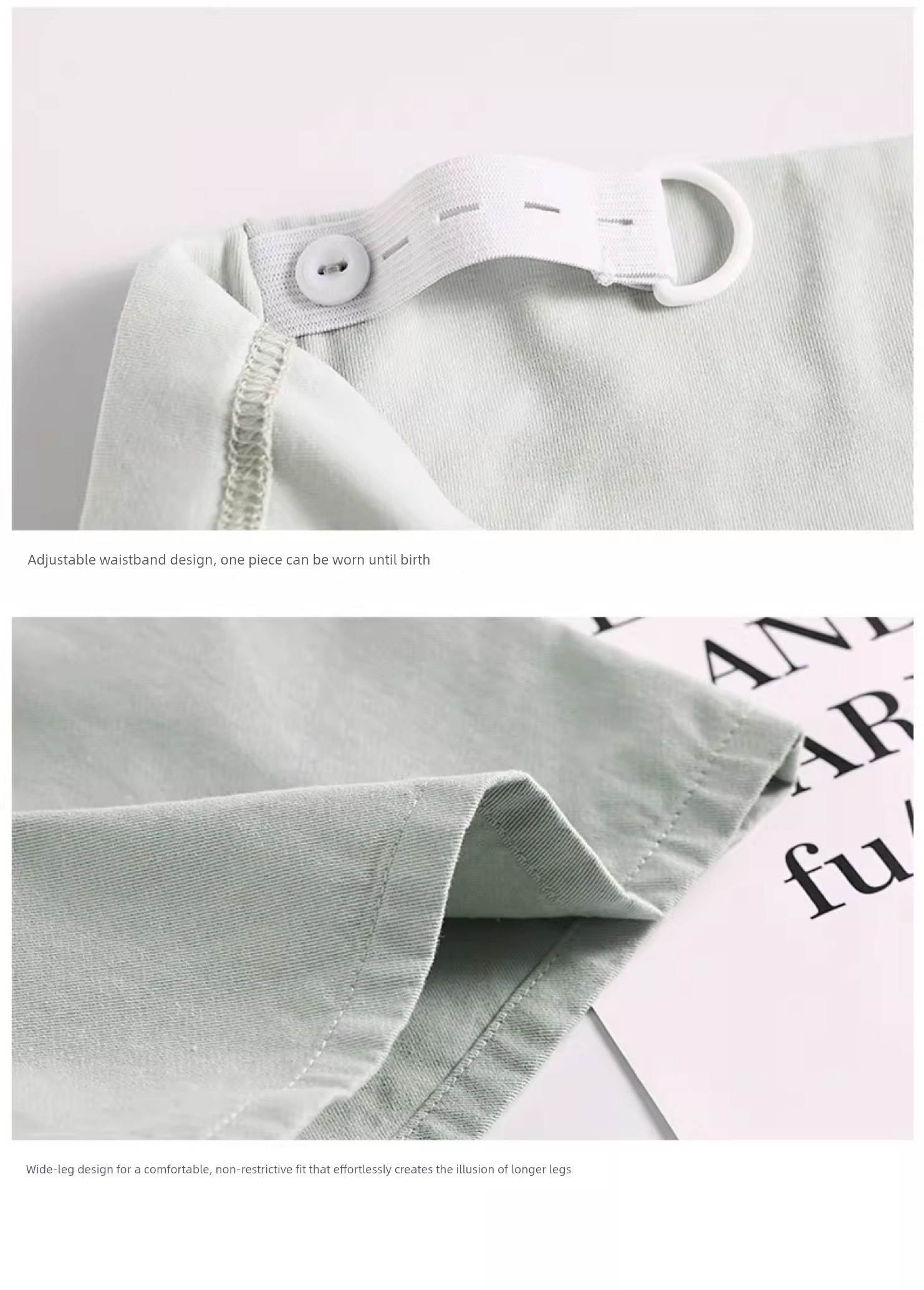 Summer Outwear Thin Pure Cotton Shorts for Pregnant Women — 42