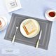 Placemat Western placemat high-end heat insulation pad waterproof and oil-proof PVC dining table home hotel tableware pad anti-scalding pad