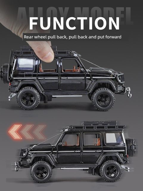 1 32 large Mercedes-Benz G550 modified alloy car simulation 4*4 off-road vehicle SUV ornaments boys toy car