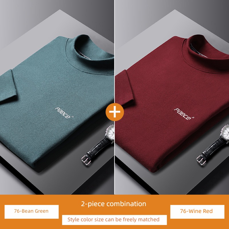 Romon man keep warm Undershirt Sweater Long sleeve T-shirt