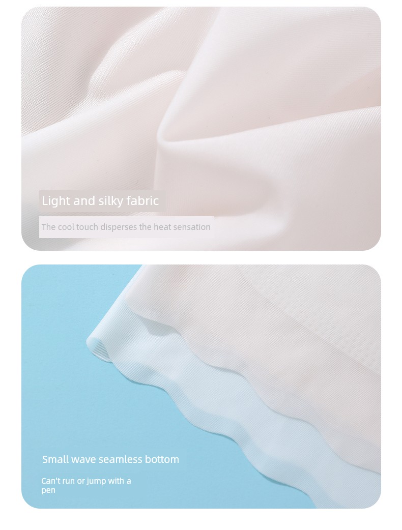 MiiOW Girl Puberty Stage 1 Intimates Primary School Students Summer Thin Section Traceless Young Adult Kids Ice Silk Vest — 16