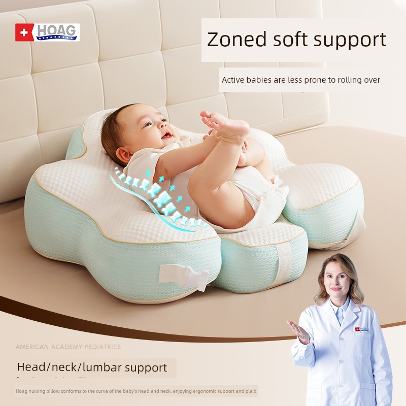 Hoag Nursing Pillow Newborn Feeding Aid for Direct Feeding, Sitting Feeding, Cuddling, Waist Support Cushion, Breastfeeding Pillow